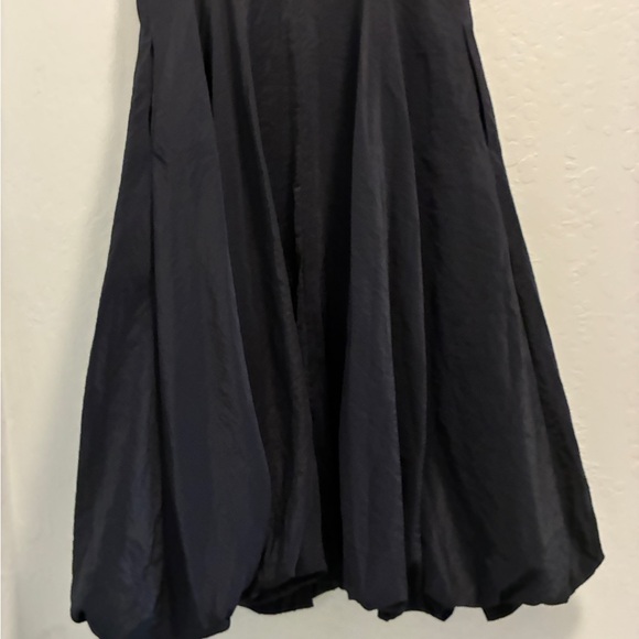 COS Sleeveless Bubble-Hem Midi Dress Navy - Picture 9 of 11